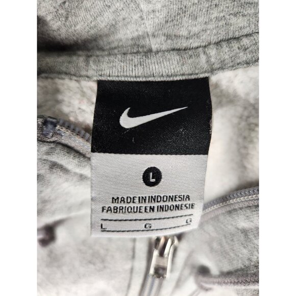 Nike Women's Full Zip Hoodie Size Large Red/Gray Swoosh - Picture 10 of 15